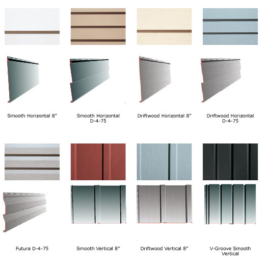 aluminum siding styles