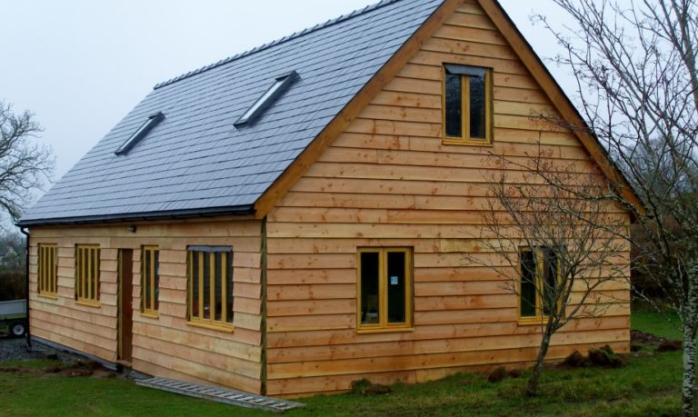 Fir Siding on a House