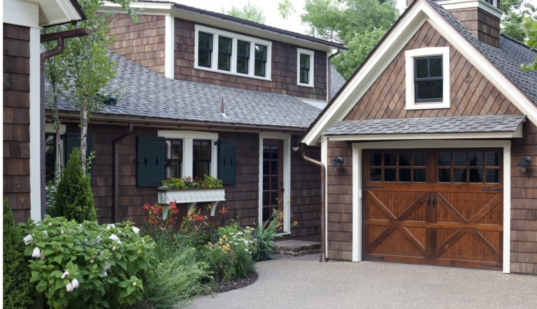 Shingle Wood Siding on a House