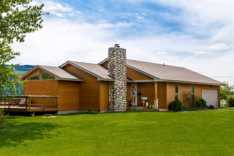 Spruce Siding on a House